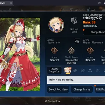 Epic Seven Accounts Starter Global Unverif|Starter|3 ML(Lisette,Belian,D.Lilibet)+6*5Char|PoH1+MoR21|Check SS|Stove(ES1291Z)