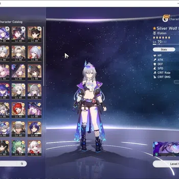 Honkai Star Rail Accounts Others Asia|TL 70|Tripe DoT PremTeam|30 Limited (Castorice,SW999,B