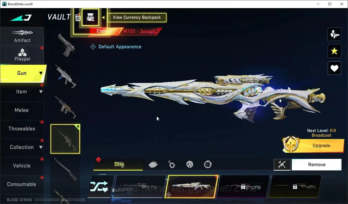 Blood Strike Accounts Starter ASIA|1 ETERNAL: M700 Seraph|1 LEGENDARY Gun|Fresh Acc|L3 Bronze IV|LogNetEase(BS556Z) 1