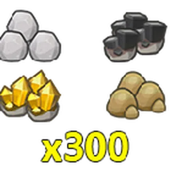 Animal Crossing: New Horizons Items Materials  ACNH Stone Materials (300 per kind)