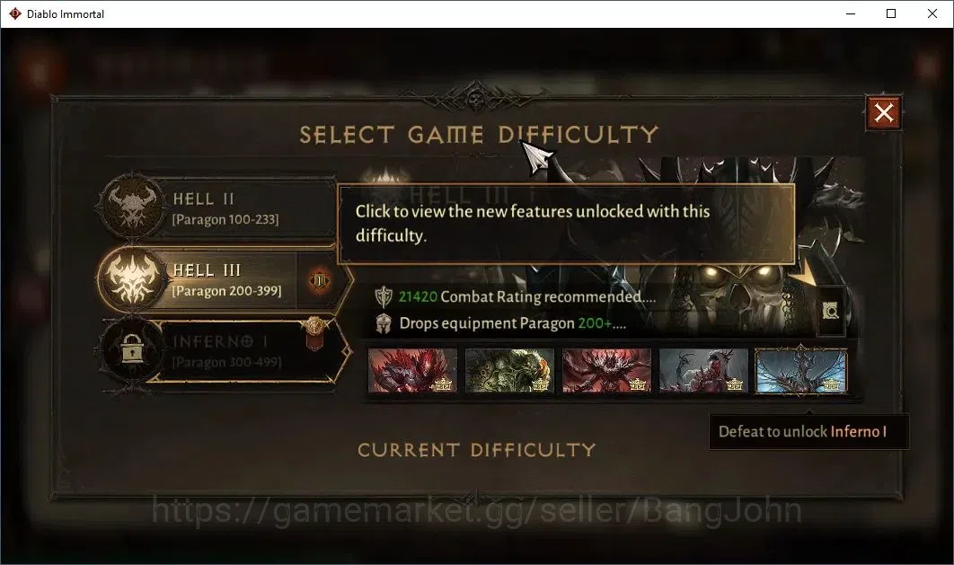 Diablo Immortal Accounts Others NA | Chains Of Honor | 60 (364) Necromancer-Maledictor | CR 28K |Reso 465| Hell III 12