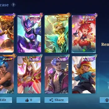 Mobile Legends: Bang Bang Accounts Collector Global|109 Hero|Skin 177|Renowned|PRIME Granger|Luckybox Karrie|LUNAR Sun|KOF