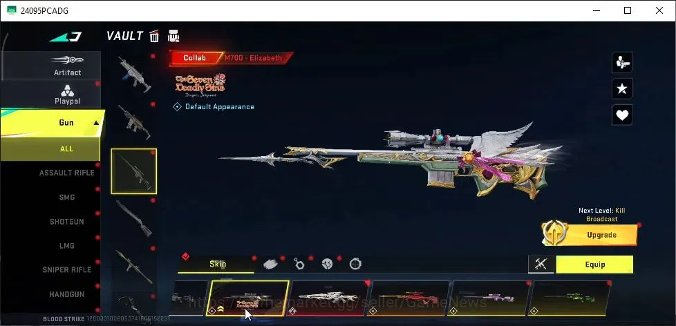 Blood Strike Accounts ASIA|EVO AUG-RIPTIDE +3 ETERNAL[ZERO,M700,Galil] + image 10