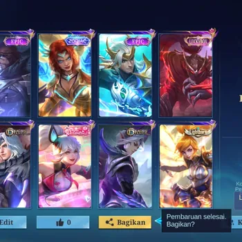 Mobile Legends: Bang Bang Accounts Collector A746|235 Skin|Skin Collab GussIon Karina