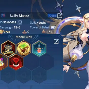 Mobile Legends: Adventure Accounts 70685 | LV 54 772K POWER CAMP 19-5 VIP 4 3 AWAKENE image 1