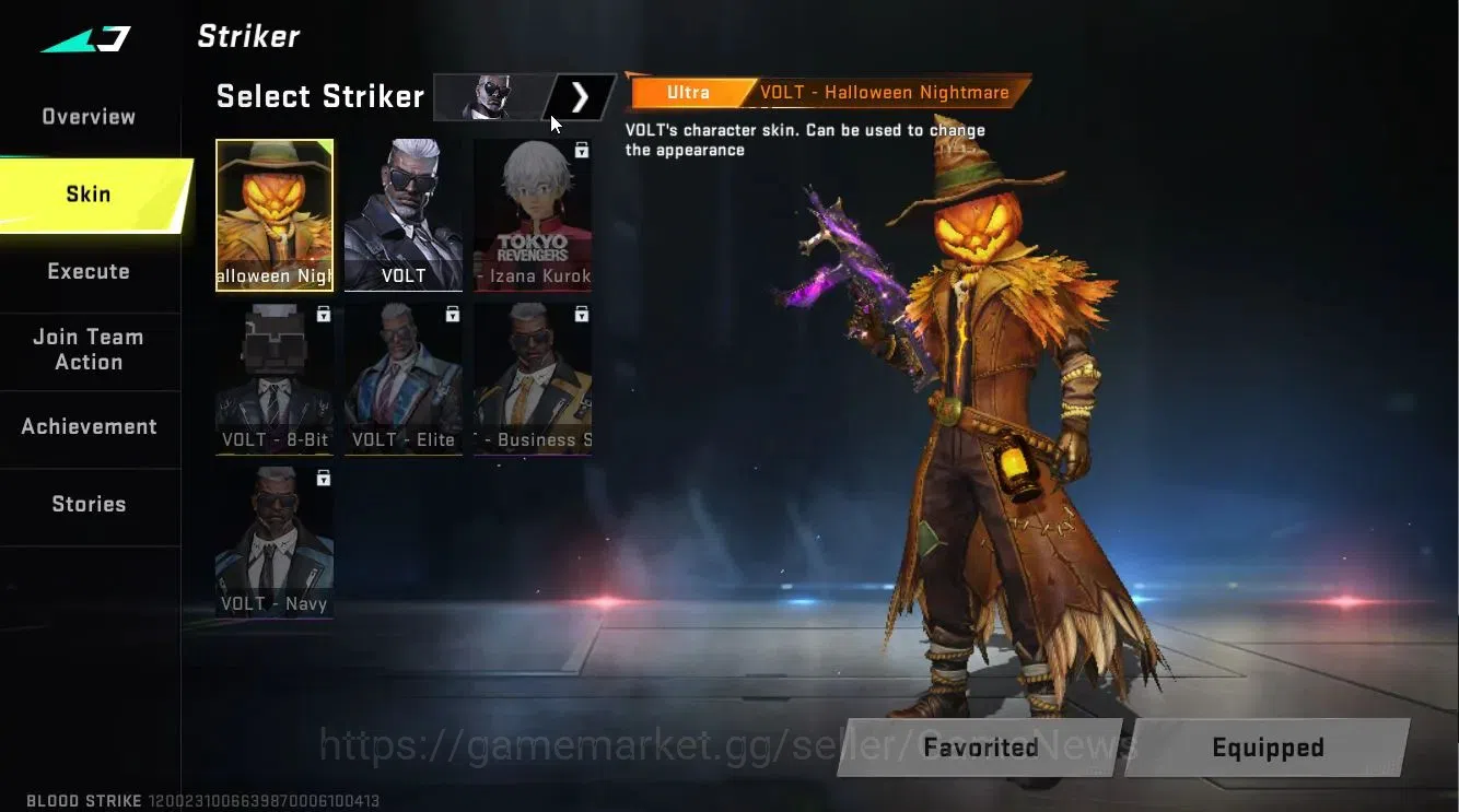 Blood Strike Accounts ASIA|2 ULTRA [VOLT,UMP45-Oni]|Collab [TR Izana]|2  image 4