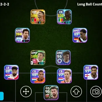 eFootball Accounts Legends & Iconic Players Mobile |PW 2988|BIGT Ronaldo,Epic VanBommel,Shwt Jackson Messi2Card|Coach