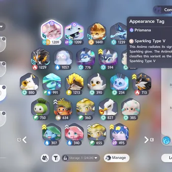 Aniimo Accounts Starter Sv NA|Lv 45|2 Prismana +Selector ON (Glynsera SP V, Stellarys SP V)|Umbral (Fenrier,Bonesky)|4,9k