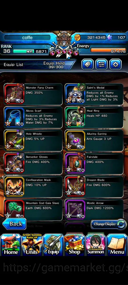 Grand Summoners Accounts Global|Rank 36|107 cc|4 Ascend+2 TW|[Veldora,Diabl image 2