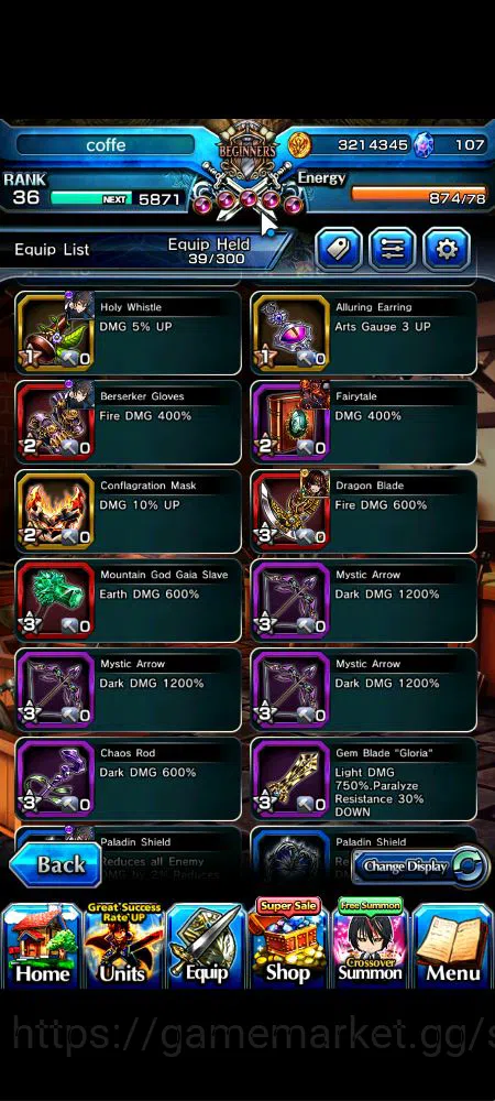 Grand Summoners Accounts Global|Rank 36|107 cc|4 Ascend+2 TW|[Veldora,Diabl image 3