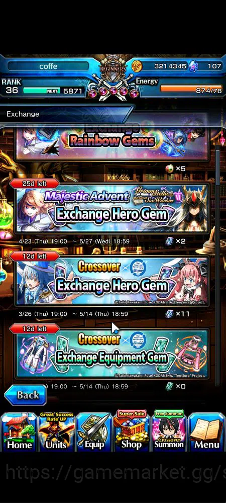 Grand Summoners Accounts Global|Rank 36|107 cc|4 Ascend+2 TW|[Veldora,Diabl image 6