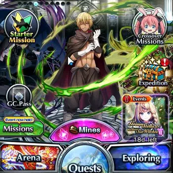Grand Summoners End-Game Global|Rank 36|107 cc|4 Ascend+2 TW|[Veldora,Diabl image 1