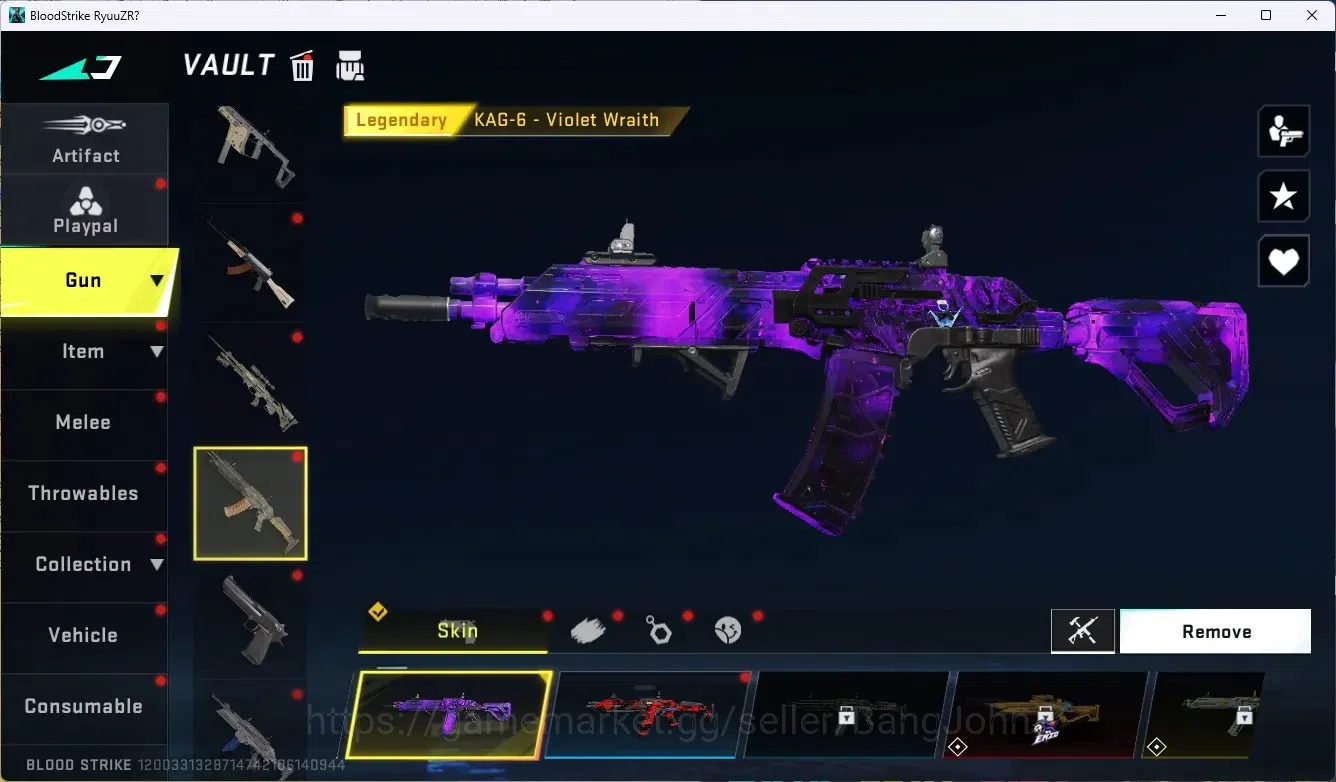 Blood Strike Accounts ASIA | 1 Evo: FAL-Evolved Draco|2 AOT: AK47, FAL | image 9