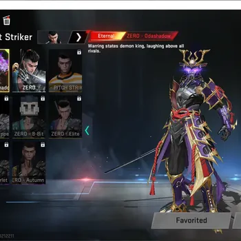 Blood Strike Accounts Starter ASIA Starter| 1 ETERNAL Striker: ZERO-Odashadow | 2 LEGENDARY Camo Chests | Detail Check