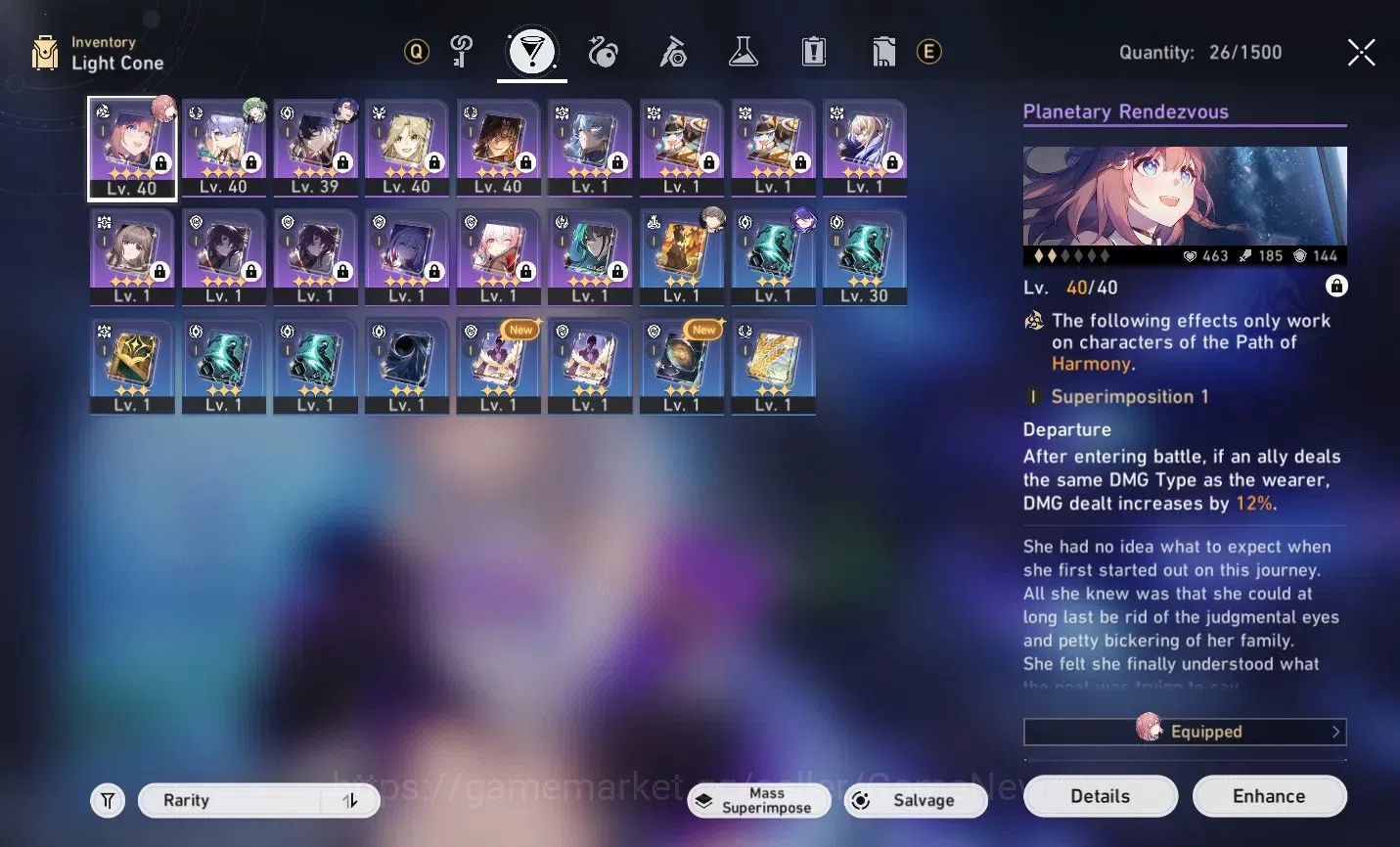 Honkai Star Rail Accounts Asia | TL 27 | 5 Limited | SW 999, Acheron, Huohuo image 4