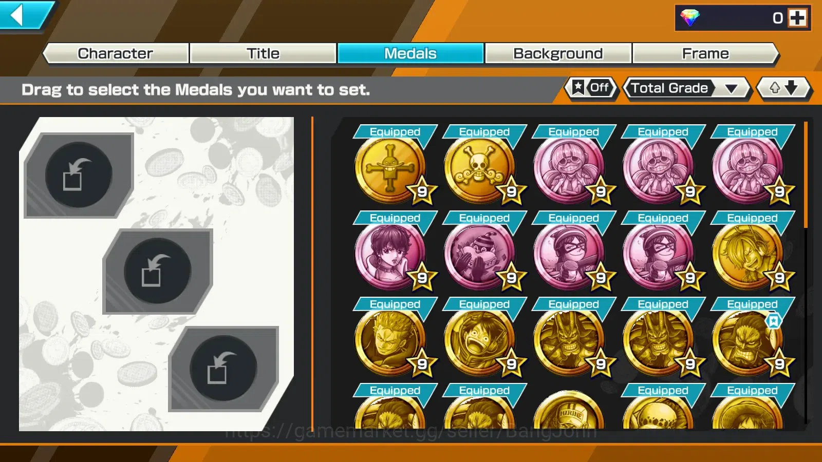 One Piece Bounty Rush Accounts Global |EX 6|PR 21|FAA Sakazuki|BP Kuzan|GP Edward image 12