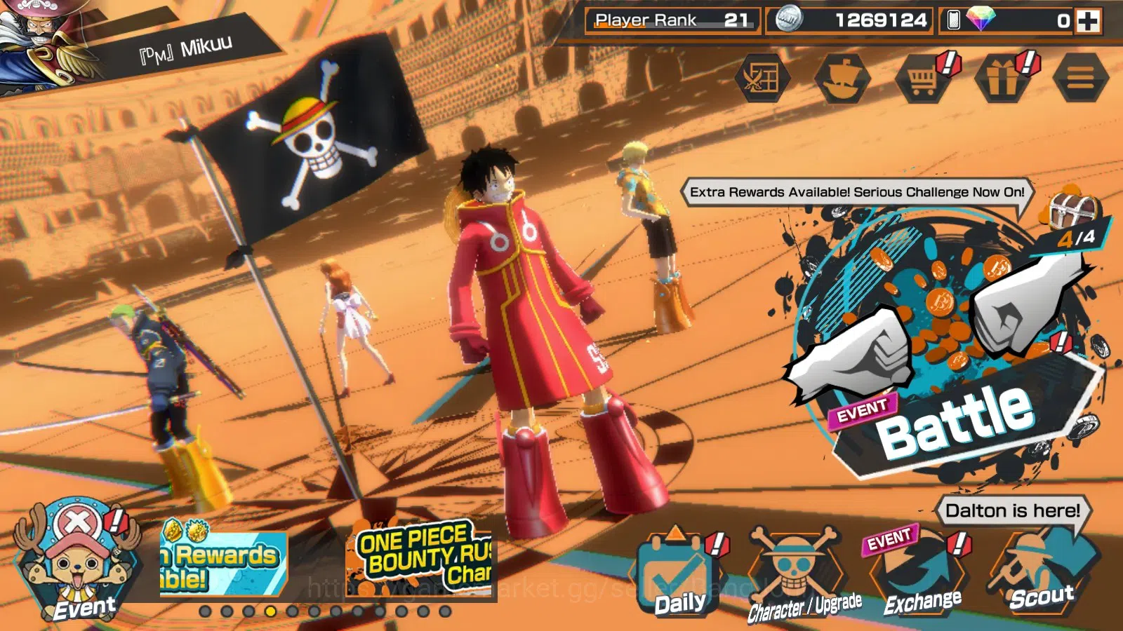 One Piece Bounty Rush Accounts Global |EX 6|PR 21|FAA Sakazuki|BP Kuzan|GP Edward image 13