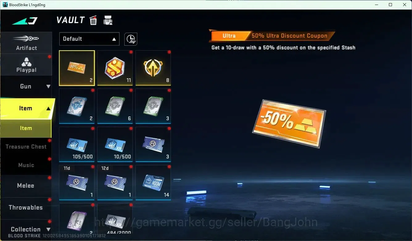 Blood Strike Accounts ASIA | 4 ULTRA STRIKER: RAN, EMMA, NACHO, KRAKEN | image 10