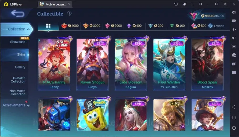 Mobile Legends: Bang Bang Accounts GLOBAL Hero 131 Skin 388|Aspirants Fanny+Layla|Sta image 10