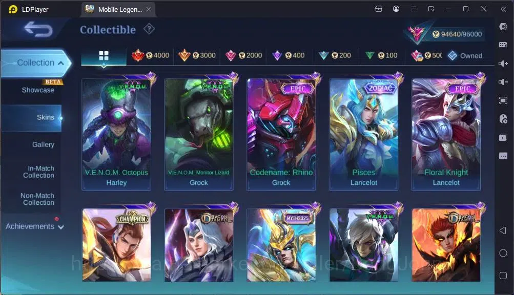 Mobile Legends: Bang Bang Accounts GLOBAL Hero 131 Skin 388|Aspirants Fanny+Layla|Sta image 11