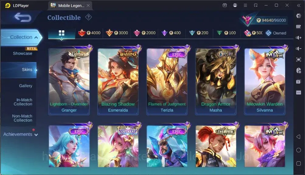 Mobile Legends: Bang Bang Accounts GLOBAL Hero 131 Skin 388|Aspirants Fanny+Layla|Sta image 13