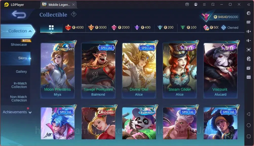 Mobile Legends: Bang Bang Accounts GLOBAL Hero 131 Skin 388|Aspirants Fanny+Layla|Sta image 14