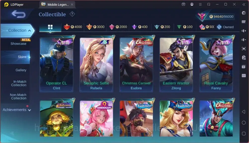 Mobile Legends: Bang Bang Accounts GLOBAL Hero 131 Skin 388|Aspirants Fanny+Layla|Sta image 15