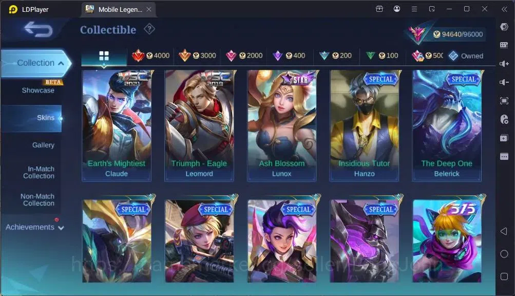 Mobile Legends: Bang Bang Accounts GLOBAL Hero 131 Skin 388|Aspirants Fanny+Layla|Sta image 20