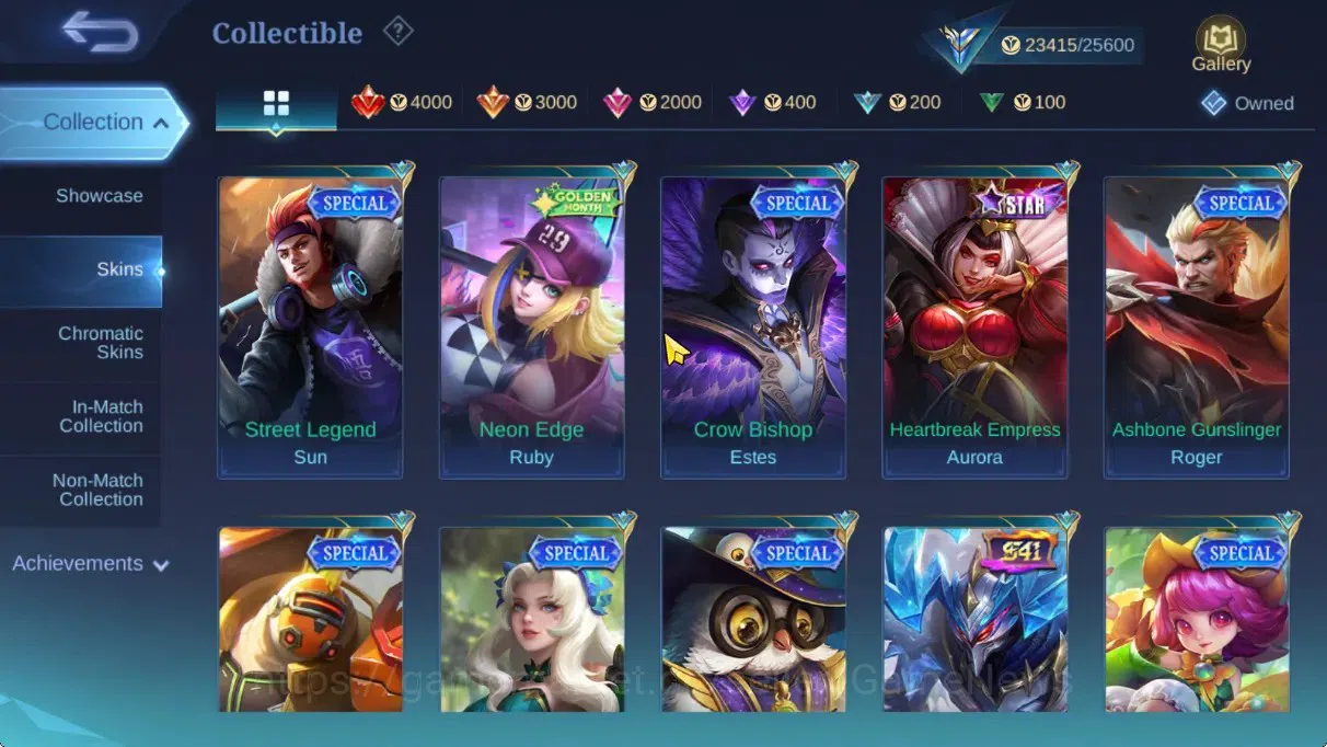 Mobile Legends: Bang Bang Accounts Hero 86|Skin 129|High Glory 54|Lightborn Tigreal,S image 10