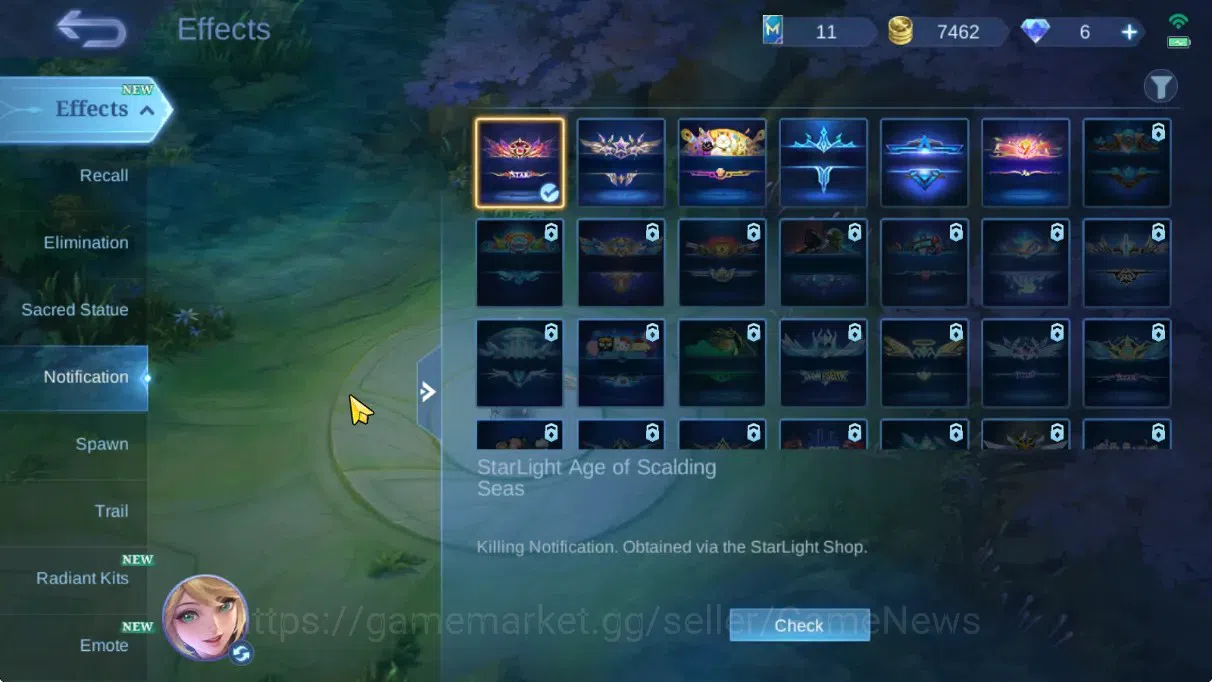 Mobile Legends: Bang Bang Accounts Hero 86|Skin 129|High Glory 54|Lightborn Tigreal,S image 14