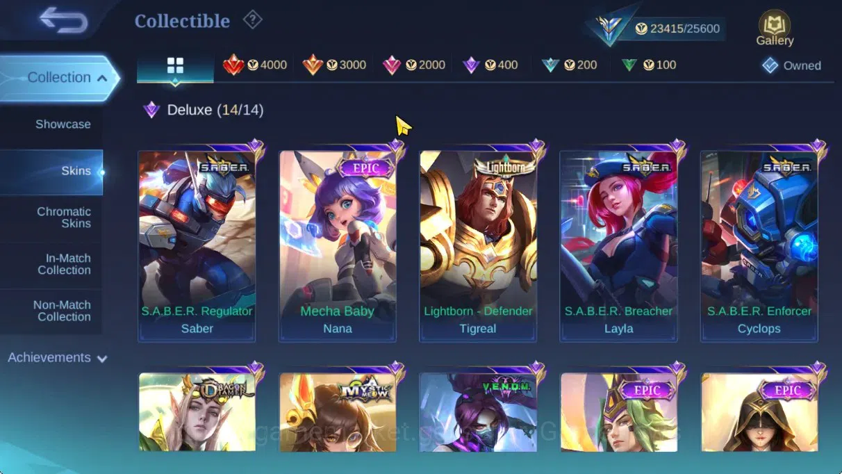 Mobile Legends: Bang Bang Accounts Hero 86|Skin 129|High Glory 54|Lightborn Tigreal,S image 6