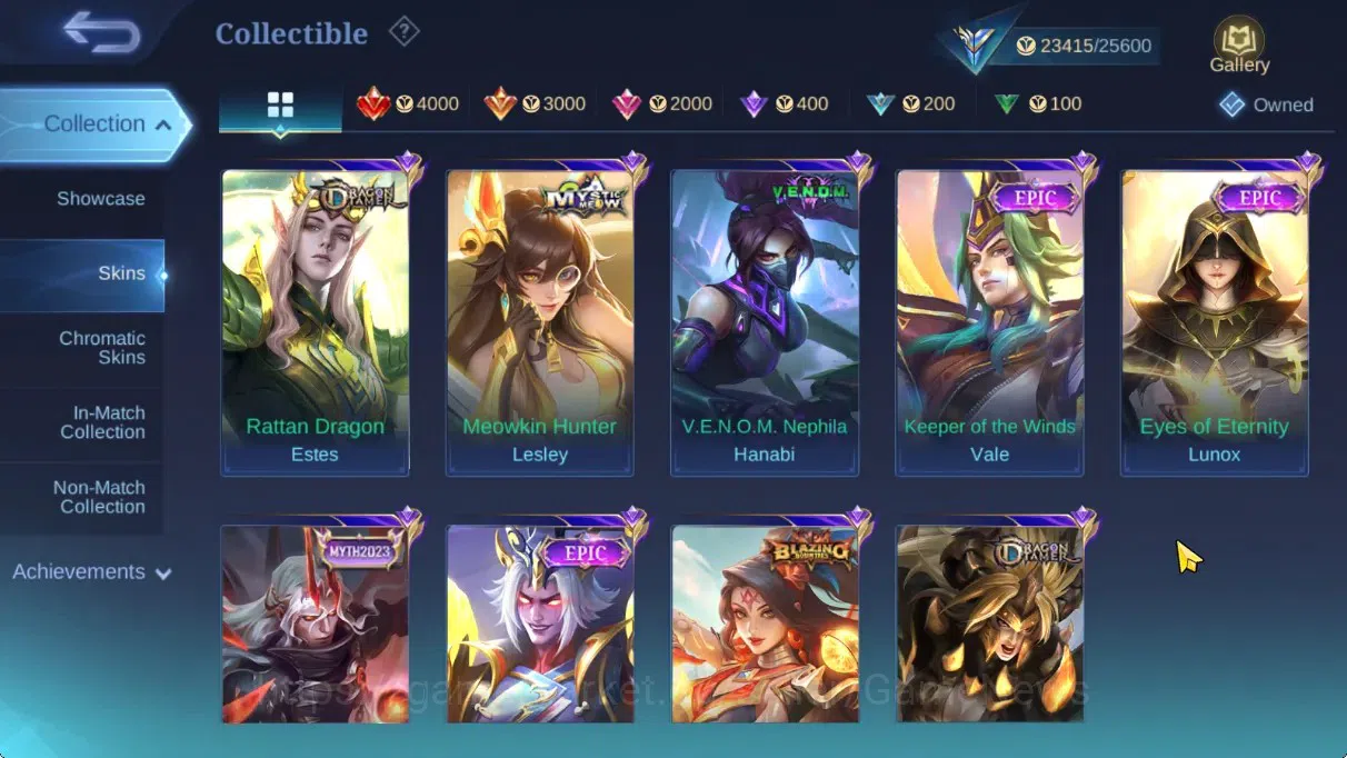 Mobile Legends: Bang Bang Accounts Hero 86|Skin 129|High Glory 54|Lightborn Tigreal,S image 7