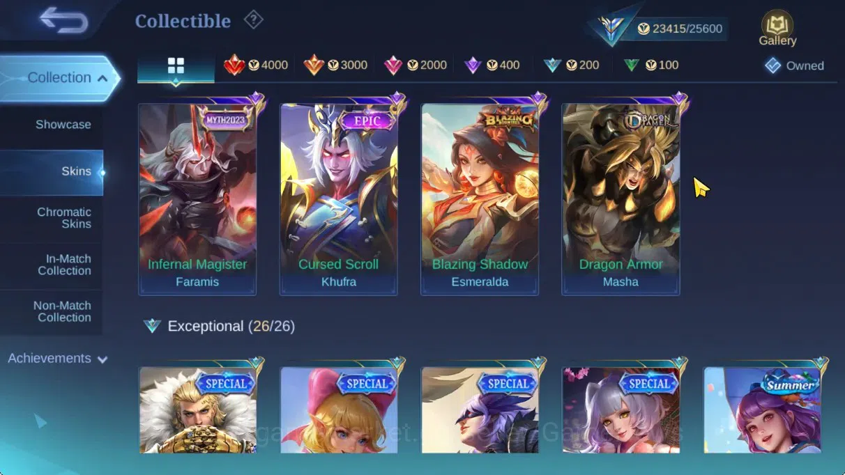 Mobile Legends: Bang Bang Accounts Hero 86|Skin 129|High Glory 54|Lightborn Tigreal,S image 8