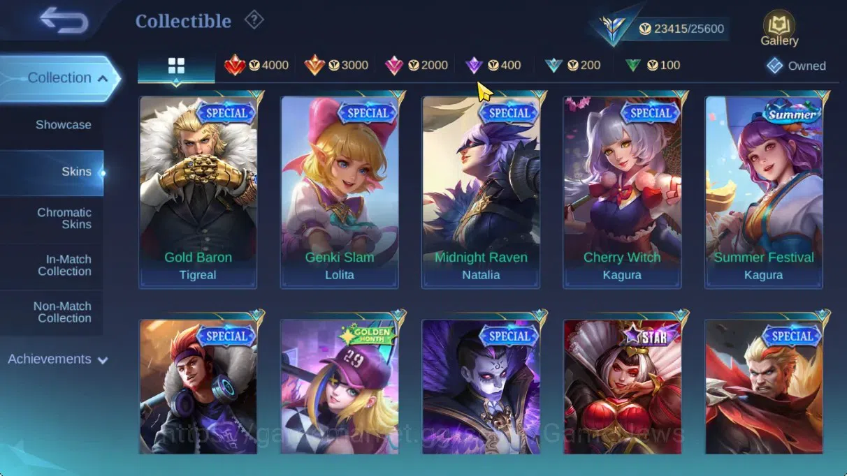 Mobile Legends: Bang Bang Accounts Hero 86|Skin 129|High Glory 54|Lightborn Tigreal,S image 9