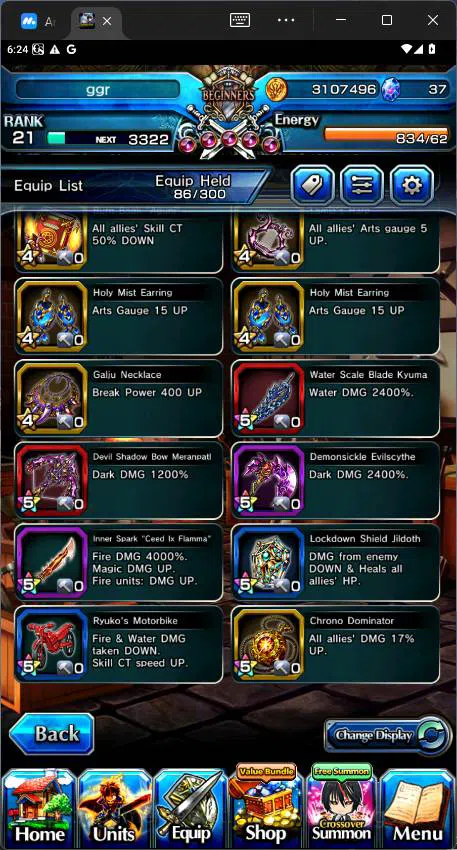 Grand Summoners Accounts GLOBAL|10 Ascend|Rank 21|Chloe,WH Fen,Rin&Luvia,Lo image 12