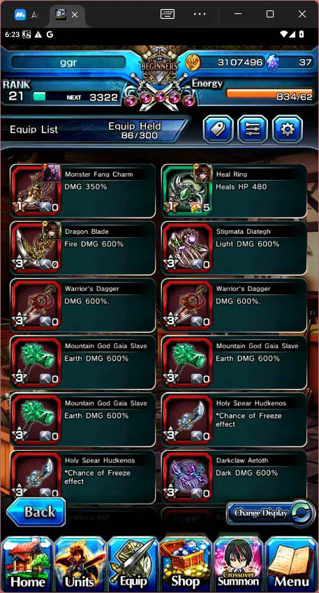 Grand Summoners Accounts GLOBAL|10 Ascend|Rank 21|Chloe,WH Fen,Rin&Luvia,Lo image 6