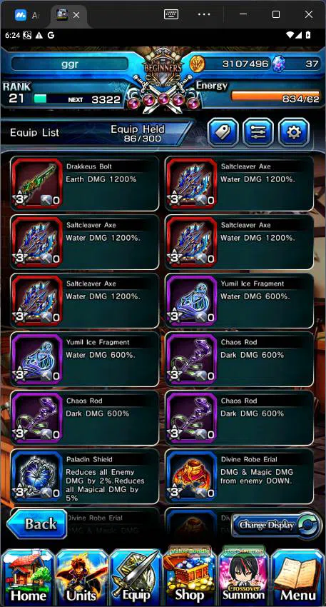 Grand Summoners Accounts GLOBAL|10 Ascend|Rank 21|Chloe,WH Fen,Rin&Luvia,Lo image 7