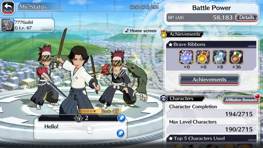 Bleach: Brave Souls Accounts GLOBAL]6K Orb+Fresh All Story|SoulReaper Shunsui,I image 2