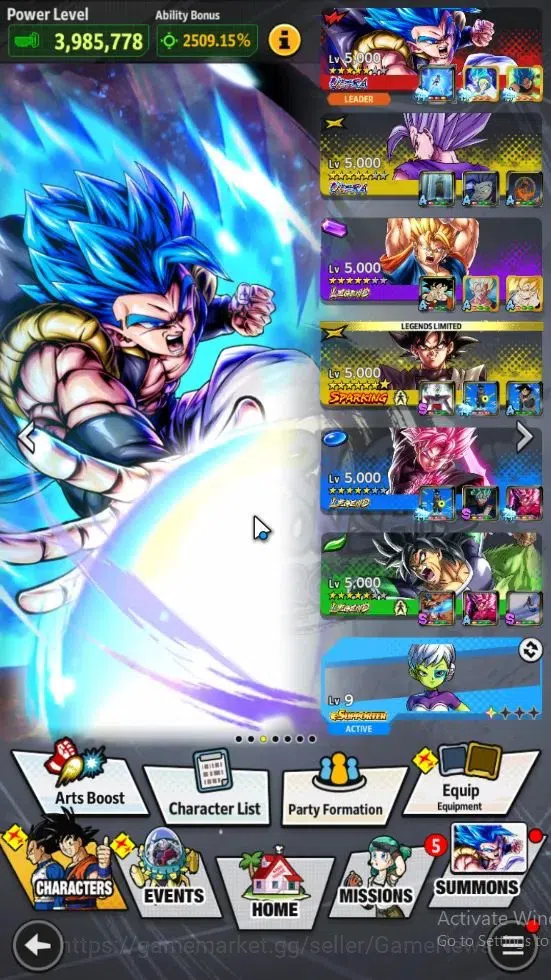 Dragon Ball Legends Accounts 172M Total Power|LV 167|7K Chrono|3 UL+3 LR+26 LL| image 2