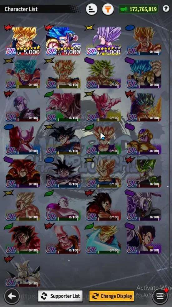 Dragon Ball Legends Accounts 172M Total Power|LV 167|7K Chrono|3 UL+3 LR+26 LL| image 3