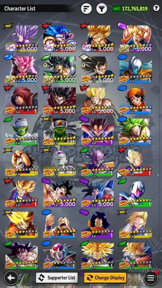 Dragon Ball Legends Accounts 172M Total Power|LV 167|7K Chrono|3 UL+3 LR+26 LL| image 6