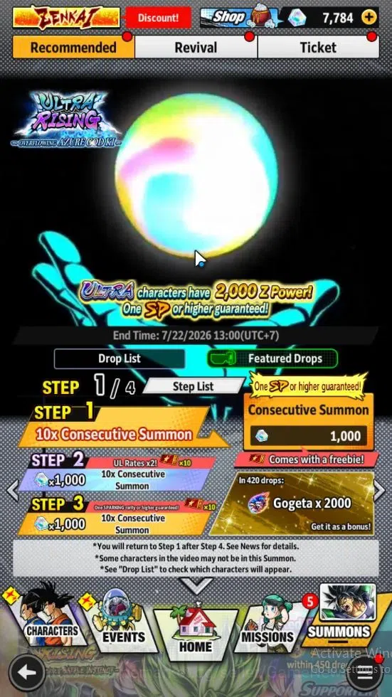 Dragon Ball Legends Accounts 172M Total Power|LV 167|7K Chrono|3 UL+3 LR+26 LL| image 8