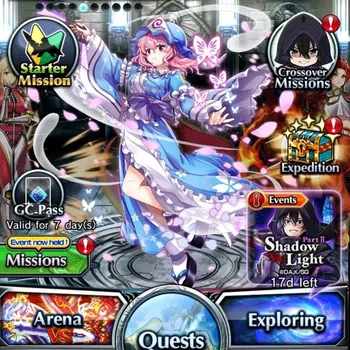 Grand Summoners Accounts Starter Global|Rank 50|239 cc|5 Ascend 1 TW| Cha Hae-In +TW, Menas, Valent Miranda, Yuyuko