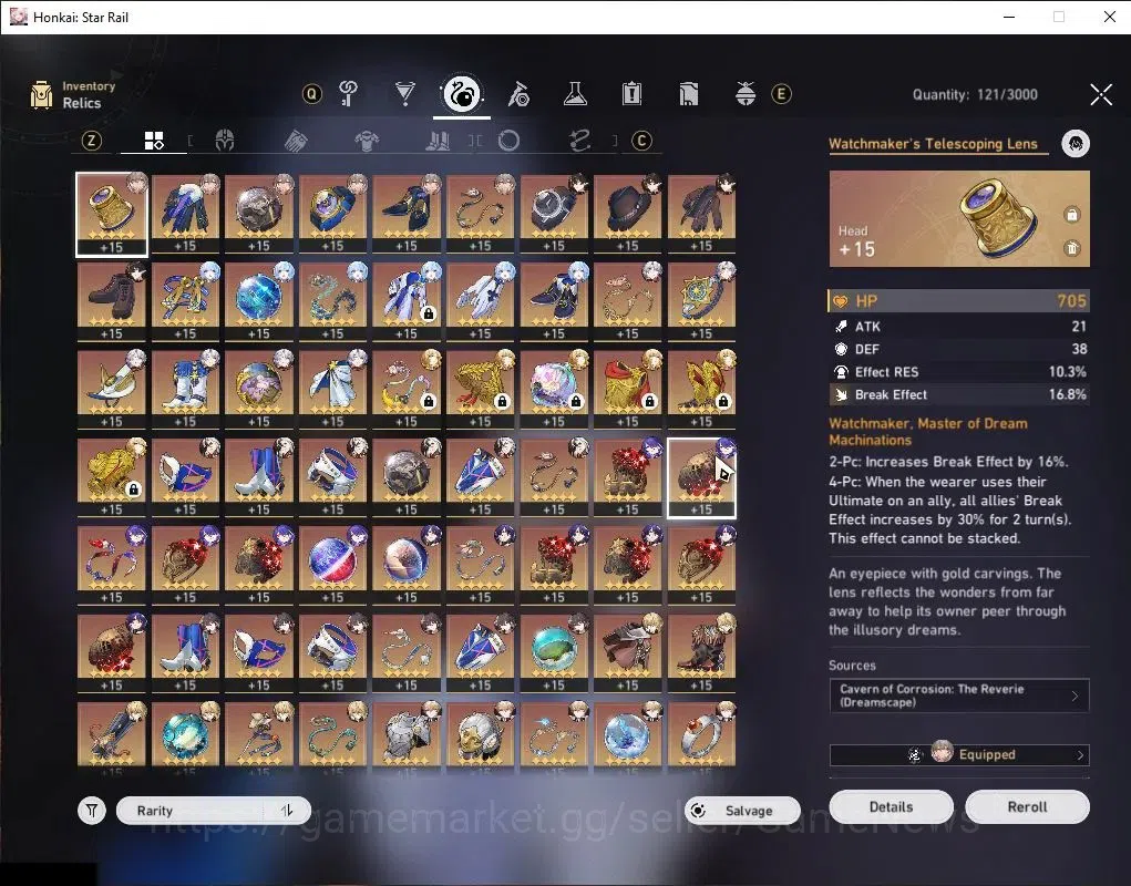 Honkai Star Rail Accounts Asia|TL 70|15 Limited|[Cerydra,Acheron,Hyacine]+Si image 7