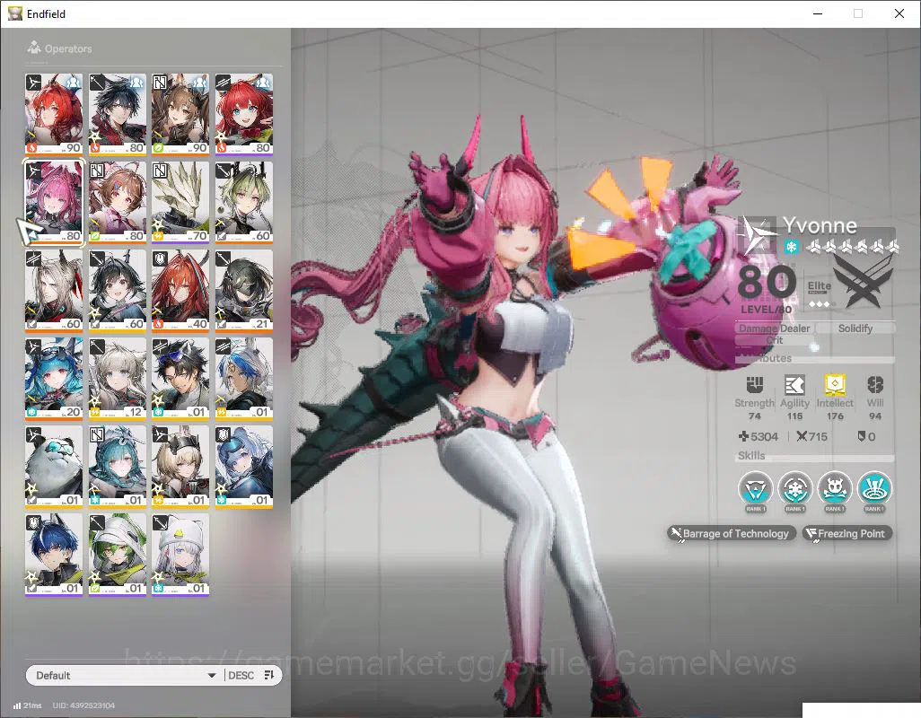 Arknights: Endfield Accounts ASIA|Lv 54|SSR 8(4Limit) [Laevatain+Sign,EmberP1,G image 4