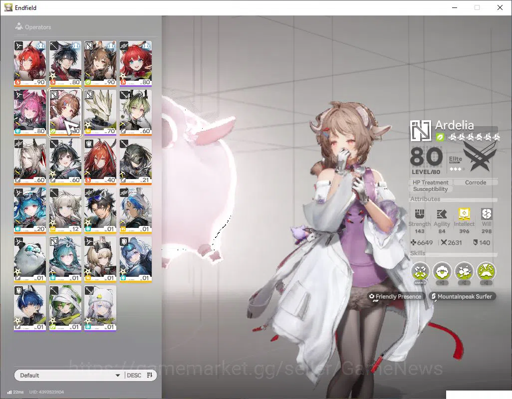 Arknights: Endfield Accounts ASIA|Lv 54|SSR 8(4Limit) [Laevatain+Sign,EmberP1,G image 5