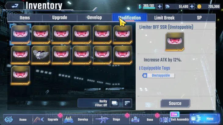 SD Gundam G Generation ETERNAL Accounts [Global] 51K DM | 1 Limited 2 UR (Astray Red Frame, Sazabi) + 2 UR Supporters 10