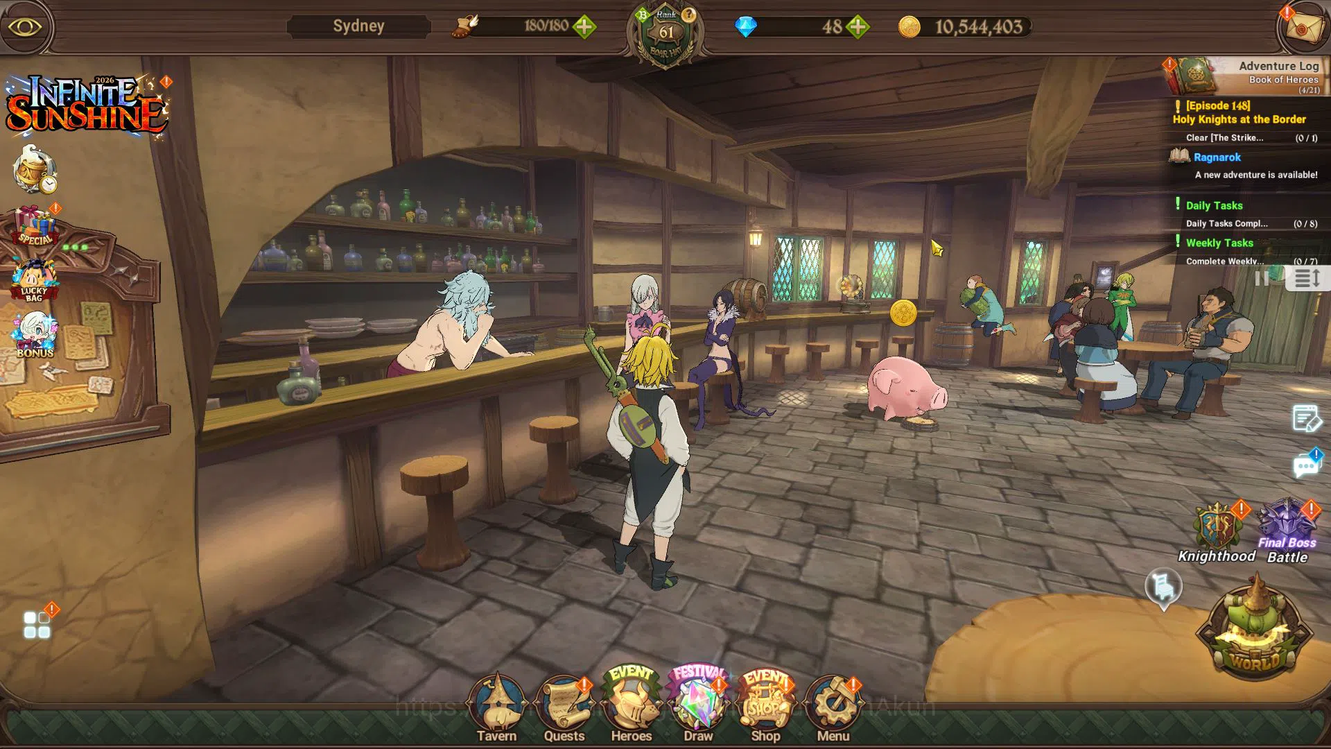 The Seven Deadly Sins: Grand Cross Midgame Global|2,6M CC|2 LR+11 UR+17 LS|Eizabeth,Meresca,T image 1