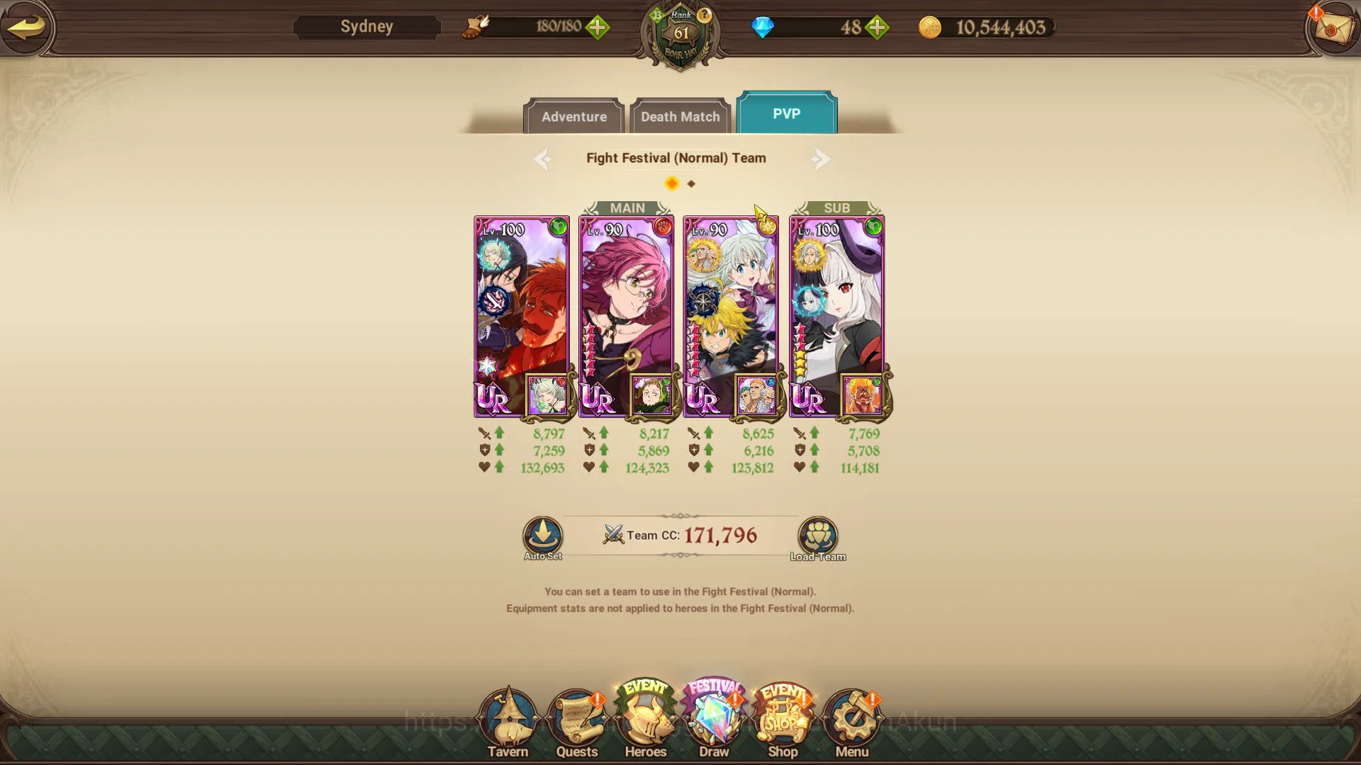The Seven Deadly Sins: Grand Cross Accounts Midgame Global|2,6M CC|2 LR+11 UR+17 9