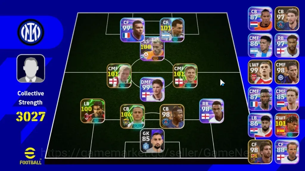 eFootball Accounts Legends & Iconic Players Android|4 Epic Fabio Cannavaro,Paul Scholes,Steven Gerrard,Serginho|5 Show Time 1